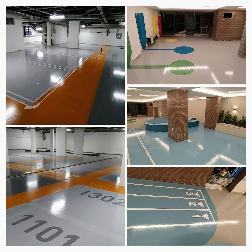 Pavimento industrial epoxy de alta qualidade